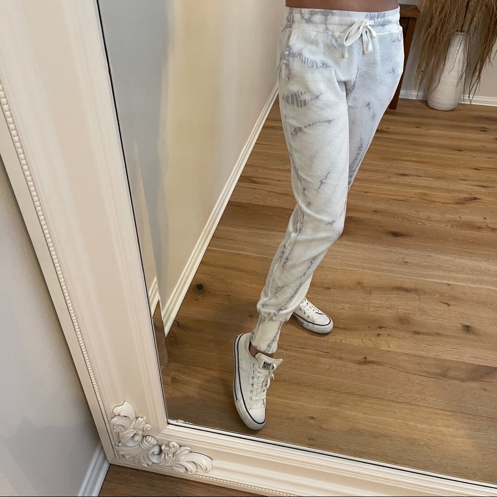 LAST3 • Carefree Tie Dye Joggers | Faint Grey JUST THE PANTS